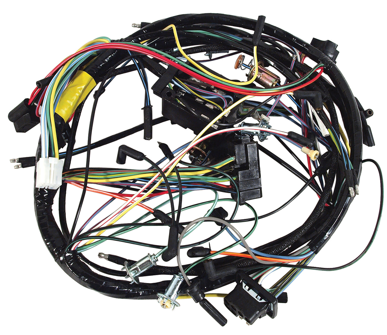 1965-1965 Mustang Dash Harness-W/Gauges, 3 Speed HTR Motor, Tag Marked G - CA-MA10074-Classic-Auto-Store-Online