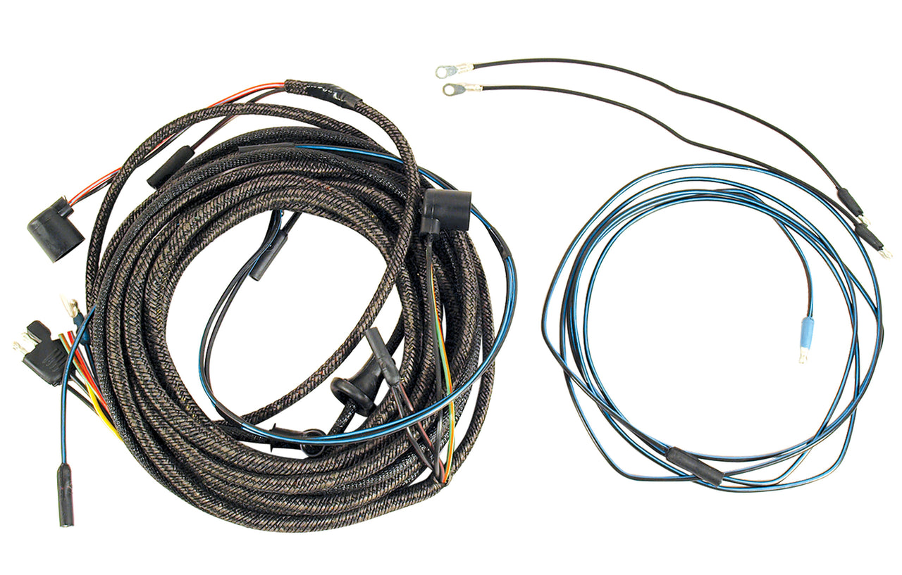 1966-1966 Mustang Tail Light Wiring Harness - W/Boots Fastback - CA-MA10080-Classic-Auto-Store-Online