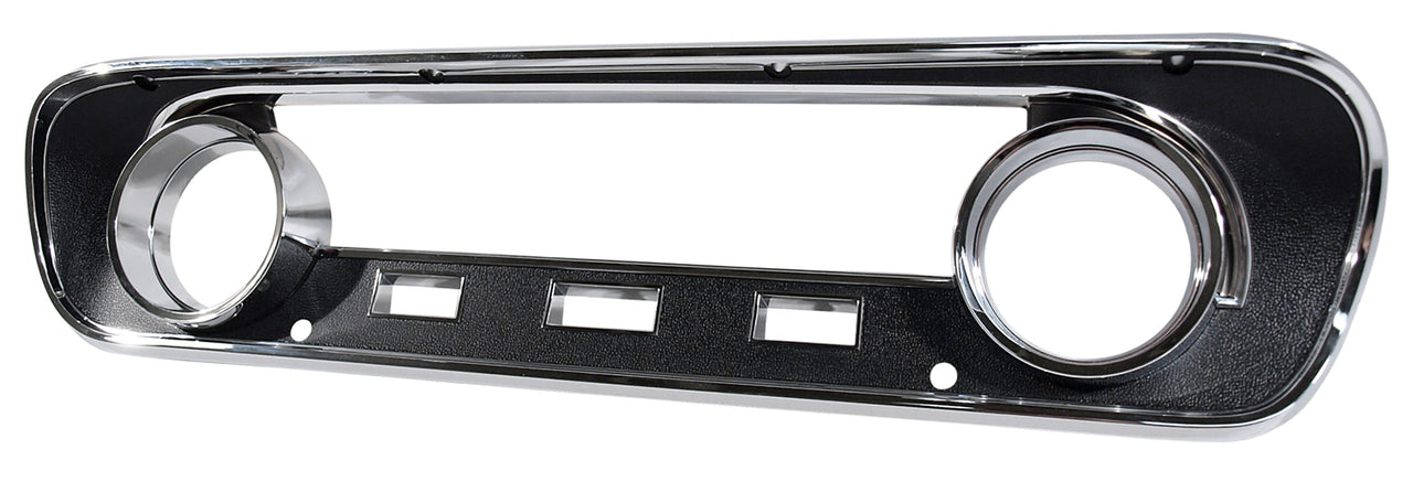 1964-1965 Mustang Black Instrument Cluster Bezel W/Camera Case Finish - CA-MA10235-Classic-Auto-Store-Online