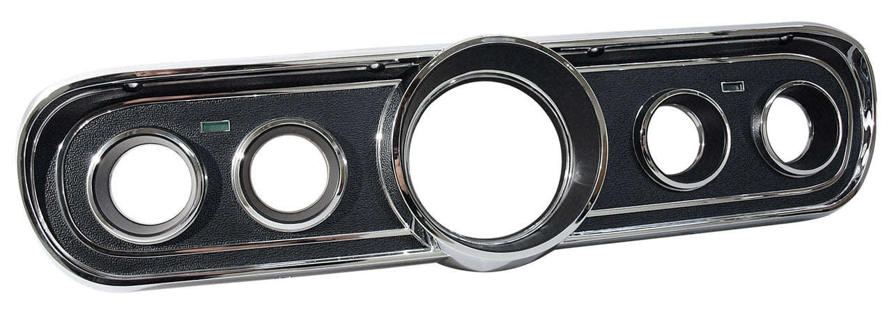 1966-1966 Mustang Black Instrument Cluster Bezel - CA-MA10397-Classic-Auto-Store-Online