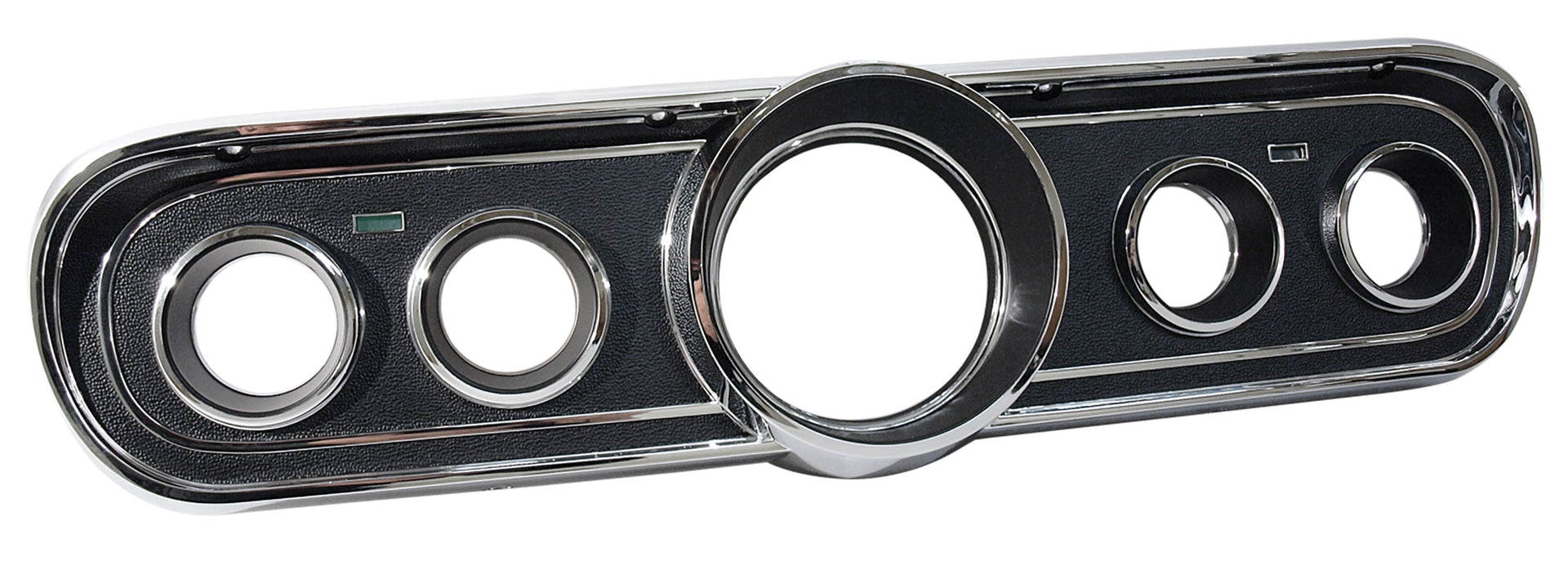 1966-1966 Mustang Black Instrument Cluster Bezel - CA-MA10397-Classic-Auto-Store-Online