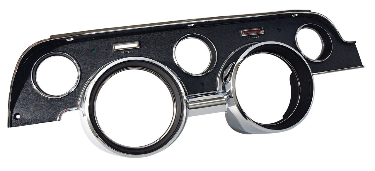 1967-1967 Mustang Black Instrument Cluster Bezel - CA-MA10419-Classic-Auto-Store-Online