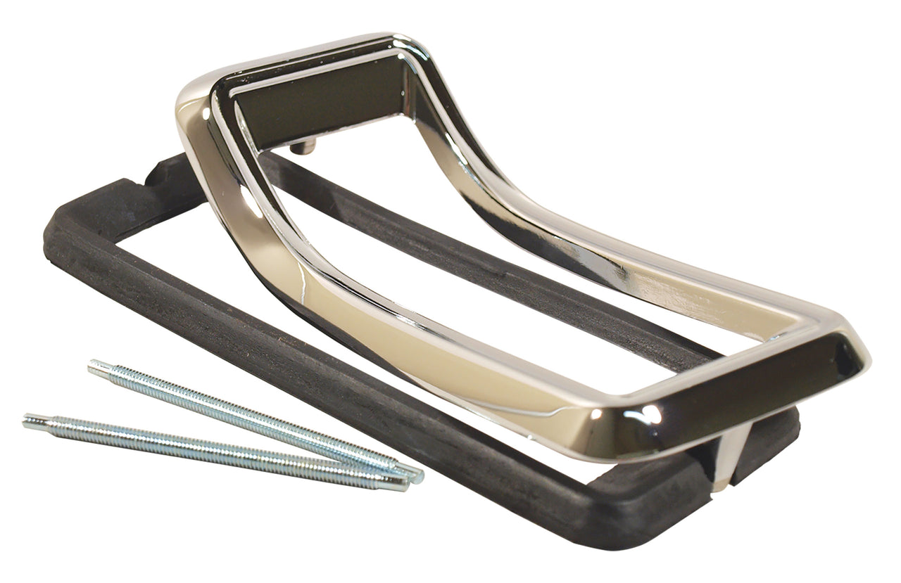 1967-1967 Mustang Tail Light Bezel - Chrome - 3 Required Per Light - CA-MA10432-Classic-Auto-Store-Online