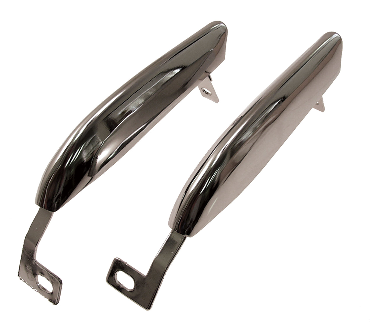 1967-1968 Mustang Bumper Guards. Front Without Holes - CA-MA10463-Classic-Auto-Store-Online
