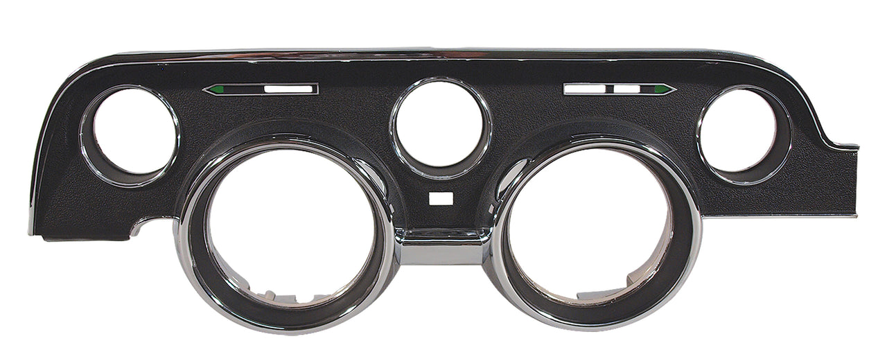 1968-1968 Mustang Black Instrument Cluster Bezel W/Camera Case Finish - CA-MA10513-Classic-Auto-Store-Online