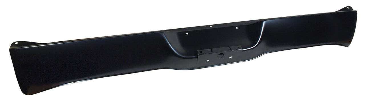 1971-1973 Mustang Rear Valance Standard Exhaust Panel - Without Holes - Black Finish - CA-MA10663-Classic-Auto-Store-Online