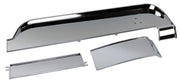 1967-1968 Mustang Deluxe Dash Panel Trim - 3pc Set - Chromed Plastic - W/O Inserts - CA-MA11252-Classic-Auto-Store-Online