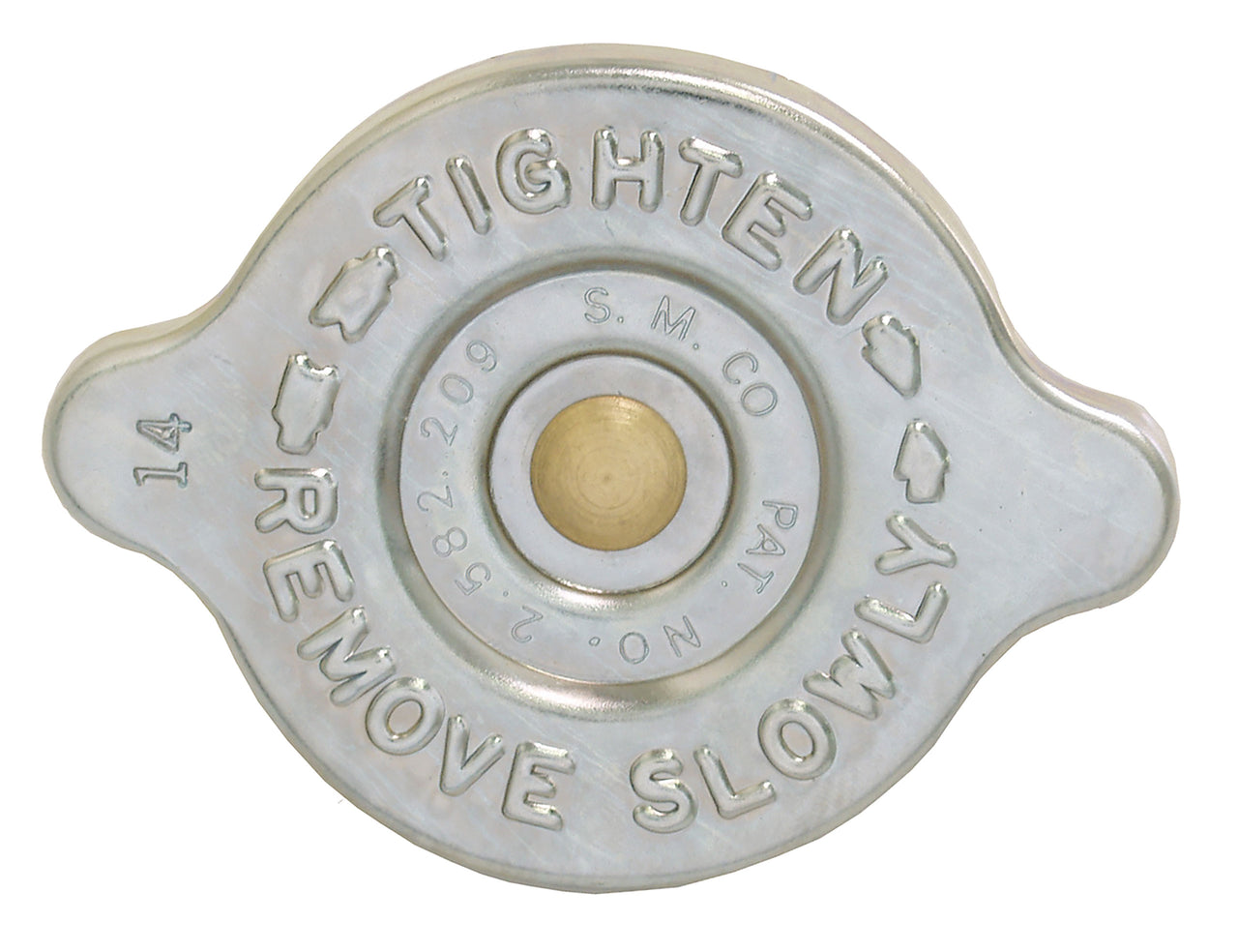 1964-1966 Mustang Radiator Cap - Concours Zinc - CA-MA11369-Classic-Auto-Store-Online