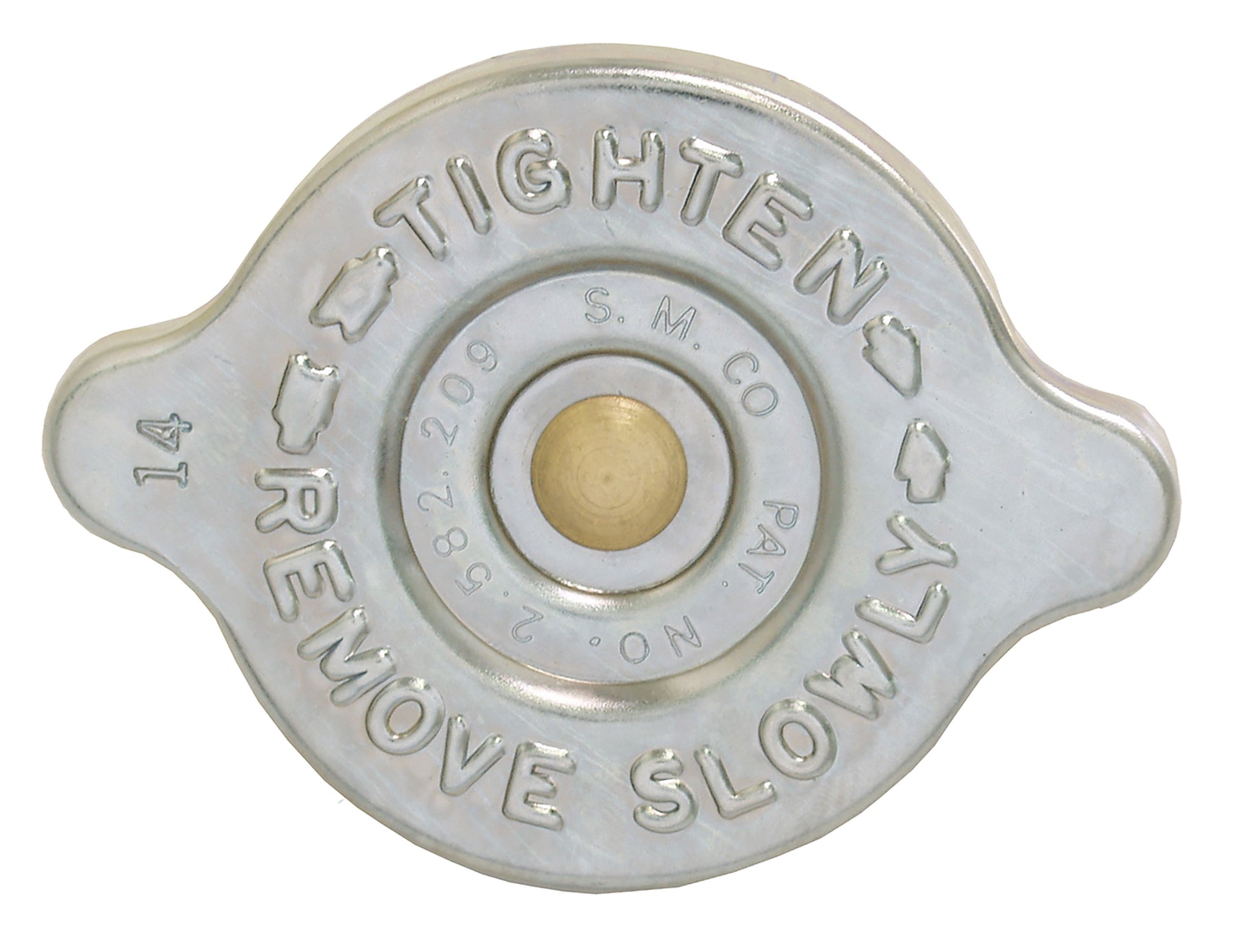 1964-1966 Mustang Radiator Cap - Concours Zinc - CA-MA11369-Classic-Auto-Store-Online