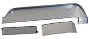 1967-1967 Mustang Deluxe Dash Panel Trim - 3 piece Set - W/Aluminum Inserts - CA-MA11445-Classic-Auto-Store-Online