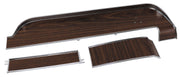 1968-1968 Mustang Deluxe Dash Panel Trim - 3 piece Set - W/Woodgrain Inserts - CA-MA11446-Classic-Auto-Store-Online