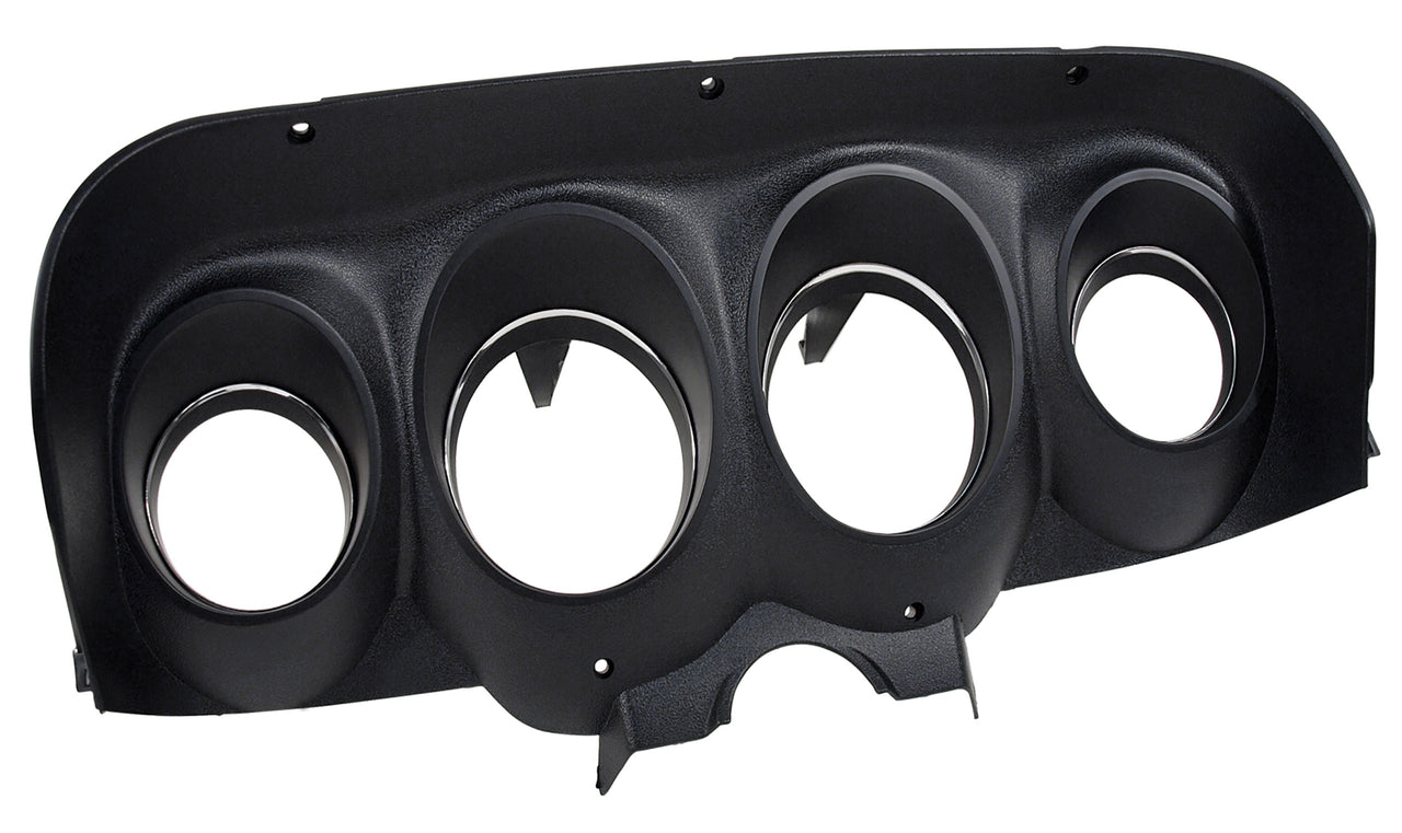 1969-1969 Mustang Black Instrument Cluster Bezel W/Camera Case Finish - CA-MA11449-Classic-Auto-Store-Online