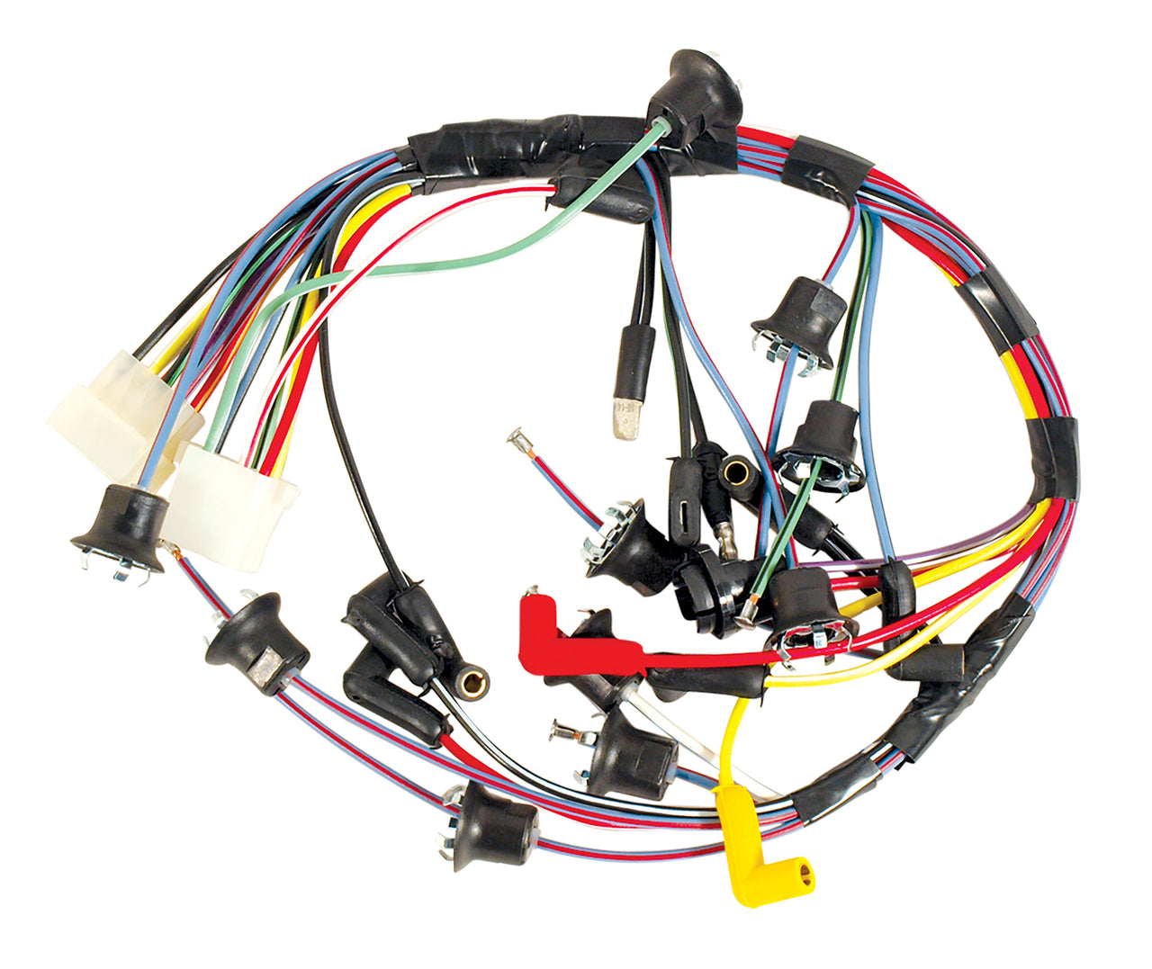 1968-1968 Mustang Instrument Cluster Harness - W/out Tachometer - CA-MA11682-Classic-Auto-Store-Online