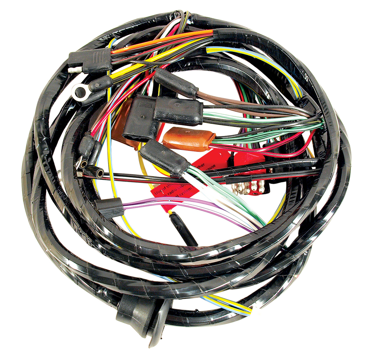 1968-1968 Mustang Headlight Harness From Firewall - W/O Fog Lights(GT) & Tachometer - CA-MA11738-Classic-Auto-Store-Online