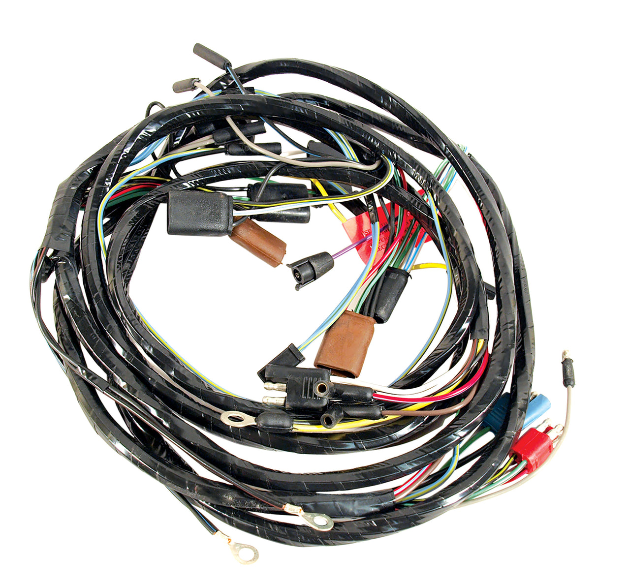1967-1967 Mustang Headlight Harness From Firewall - W/Fog Lights(GT) & Tachometer - CA-MA11958-Classic-Auto-Store-Online
