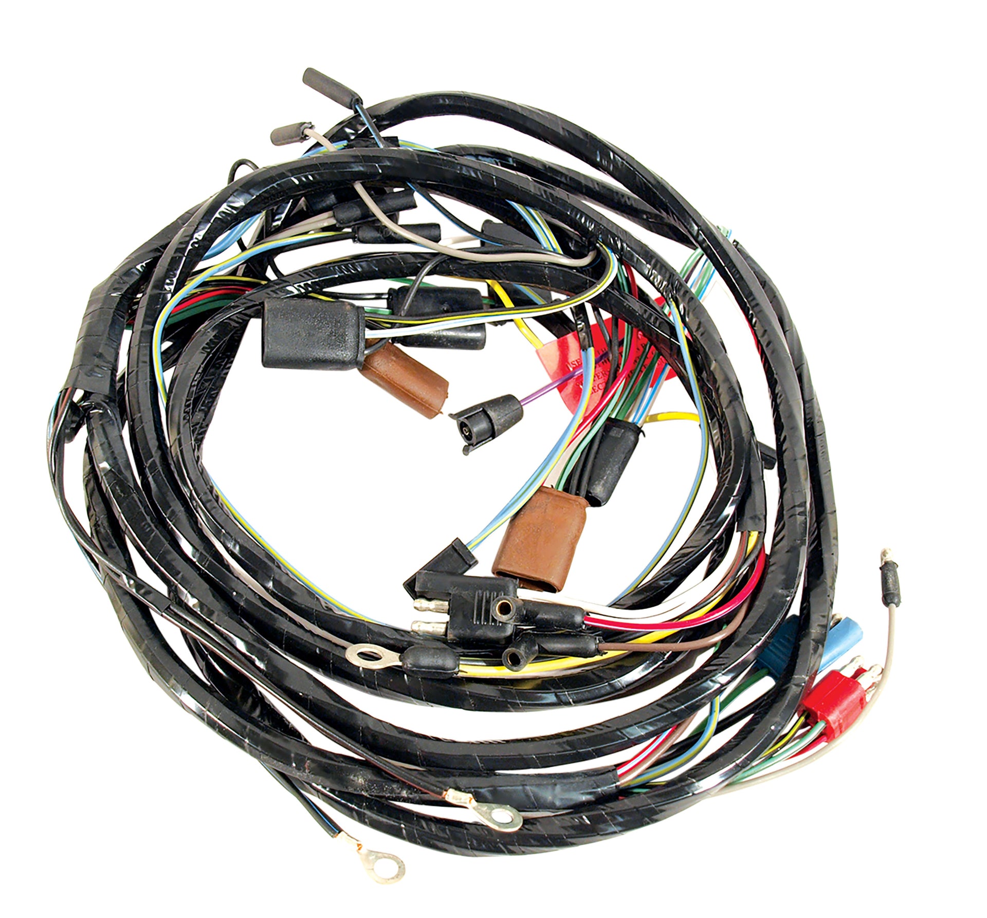 1967-1967 Mustang Headlight Harness From Firewall - W/Fog Lights(GT) & Tachometer - CA-MA11958-Classic-Auto-Store-Online