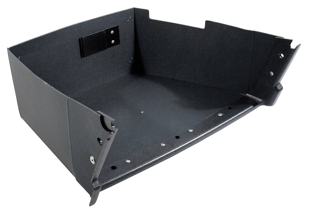1971-1973 Mustang Glove Box Liner - W/out Air Conditioning - Black Chipboard - CA-MA13442-Classic-Auto-Store-Online
