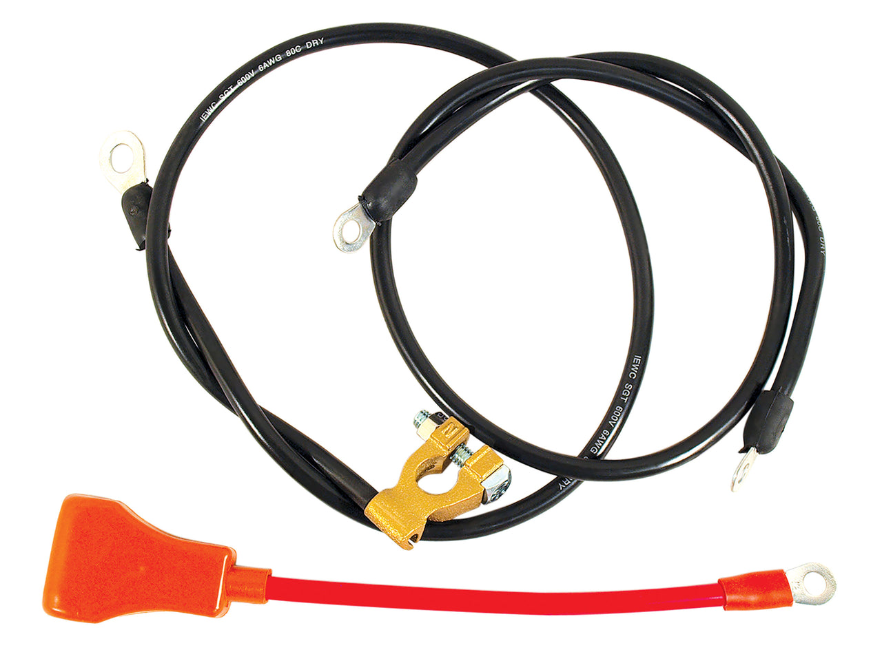 1964-1966 Mustang Battery Cables - 6 Cylinder - CA-MA13923-Classic-Auto-Store-Online