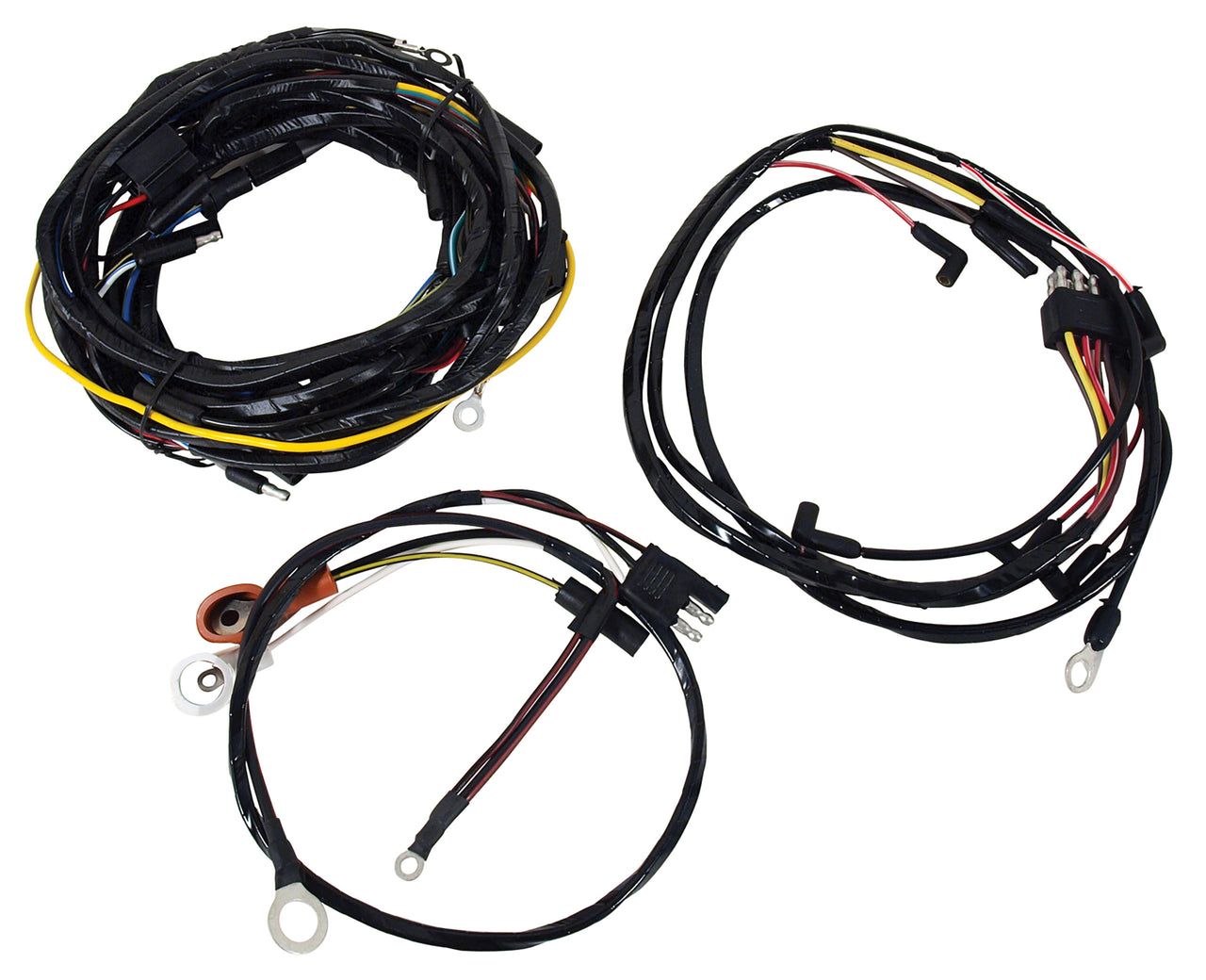1965-1965 Mustang Wiring Harness - 6 Cylinder - W/Gauges & 2 Speed Heater Motor - CA-MA14354-Classic-Auto-Store-Online