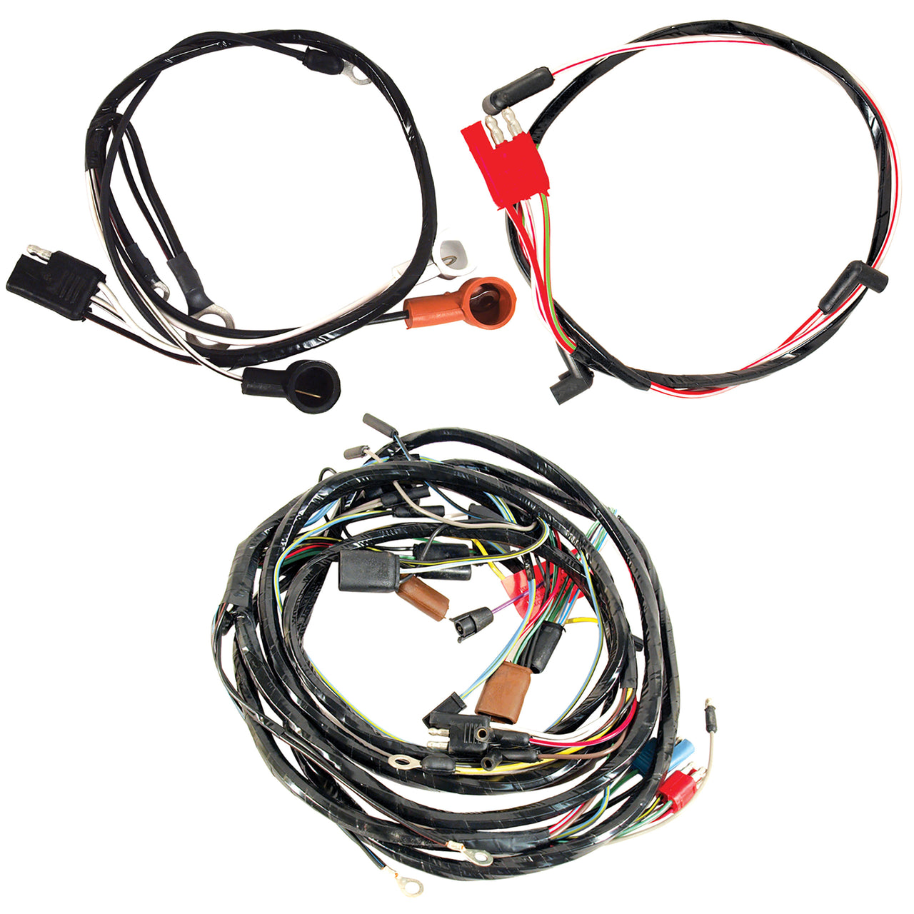 1967-1967 Mustang Wiring Harness - 8 Cylinder 390,428 - W/Fog Lights(GT)& Tachometer - CA-MA14359-Classic-Auto-Store-Online