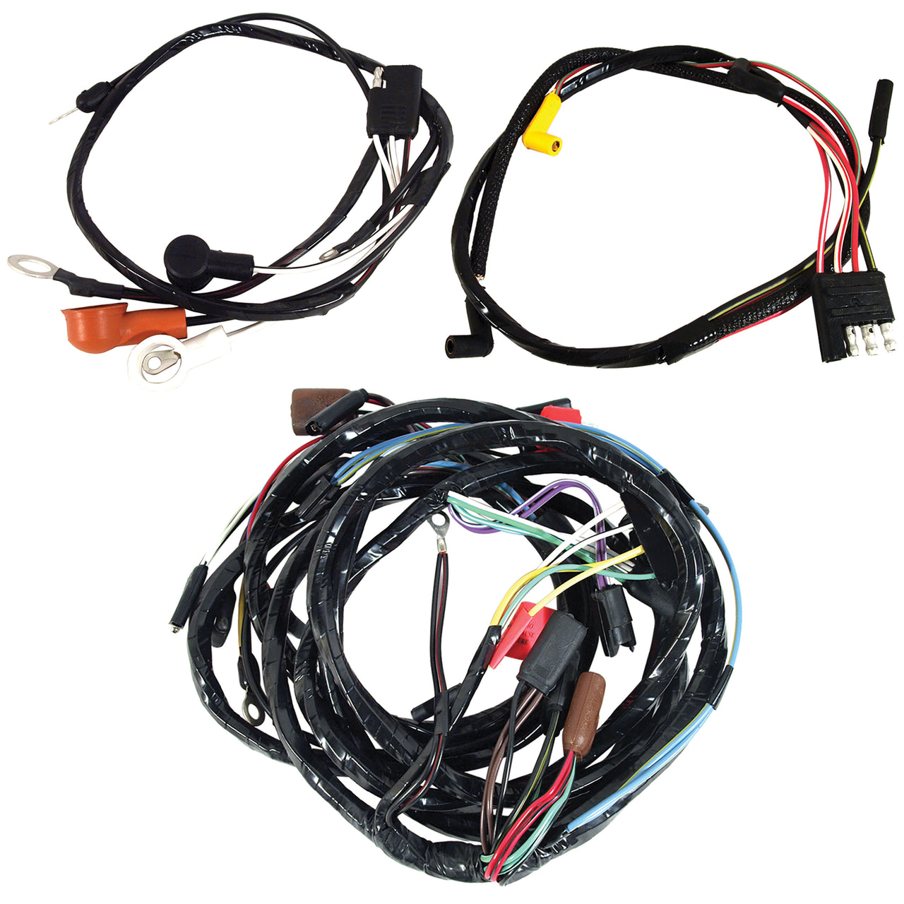 1968-1968 Mustang Wiring Harness - 8 Cylinder 289,302 - W/Air & Tach W/O Fog Lights - CA-MA14366-Classic-Auto-Store-Online