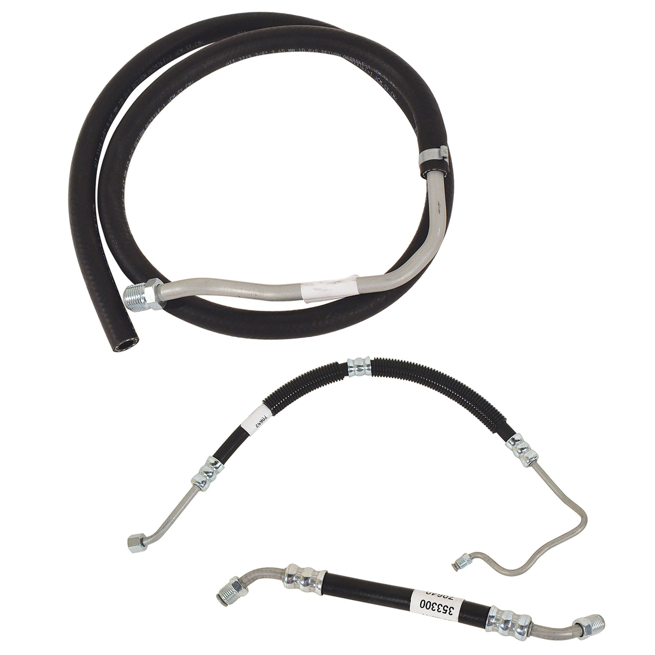 1967-1970 Mustang Power Steering Hose Kit - 200 & 250ci W/5/16" Valve Fitting - CA-MA14666-Classic-Auto-Store-Online
