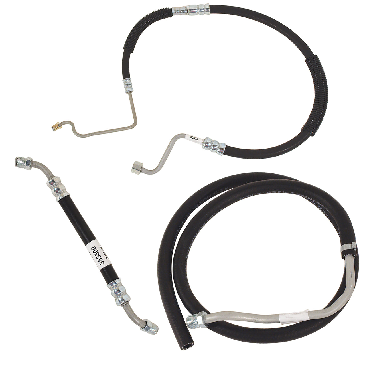 1967-1967 Mustang Power Steering Hose Kit - 289ci W/1/4" Control Valve Fitting - CA-MA14667-Classic-Auto-Store-Online