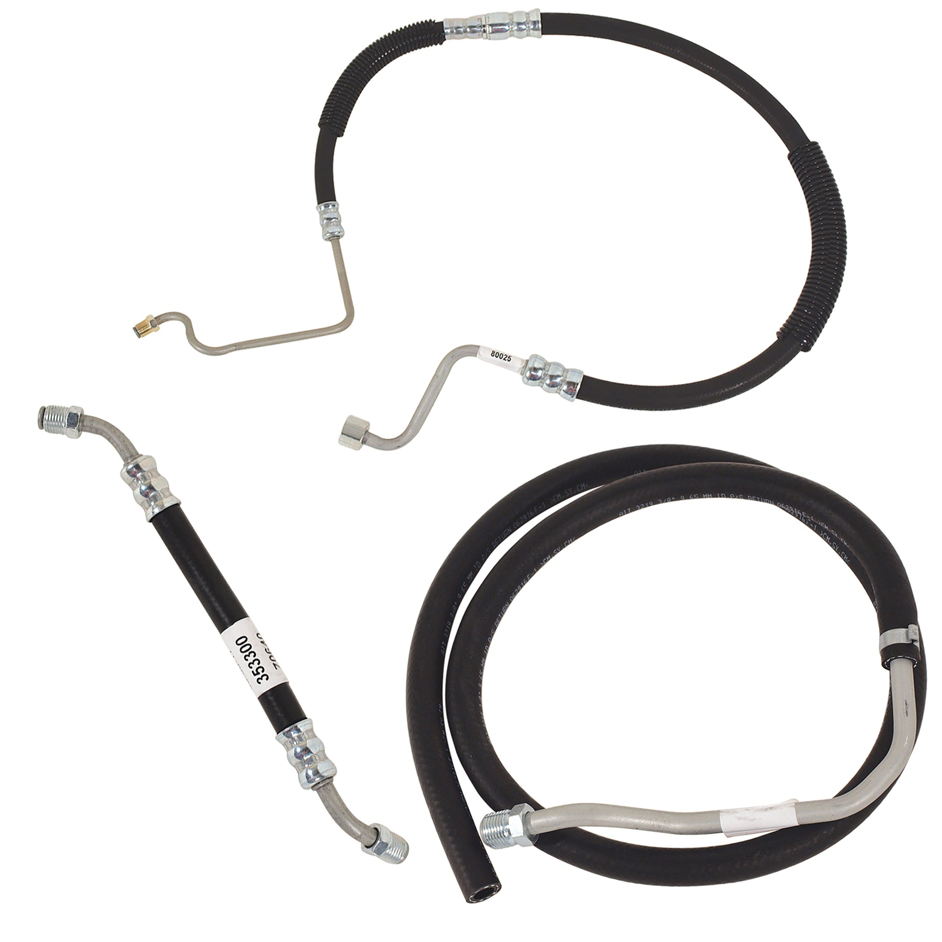 1967-1967 Mustang Power Steering Hose Kit - 289ci W/1/4" Control Valve Fitting - CA-MA14667-Classic-Auto-Store-Online