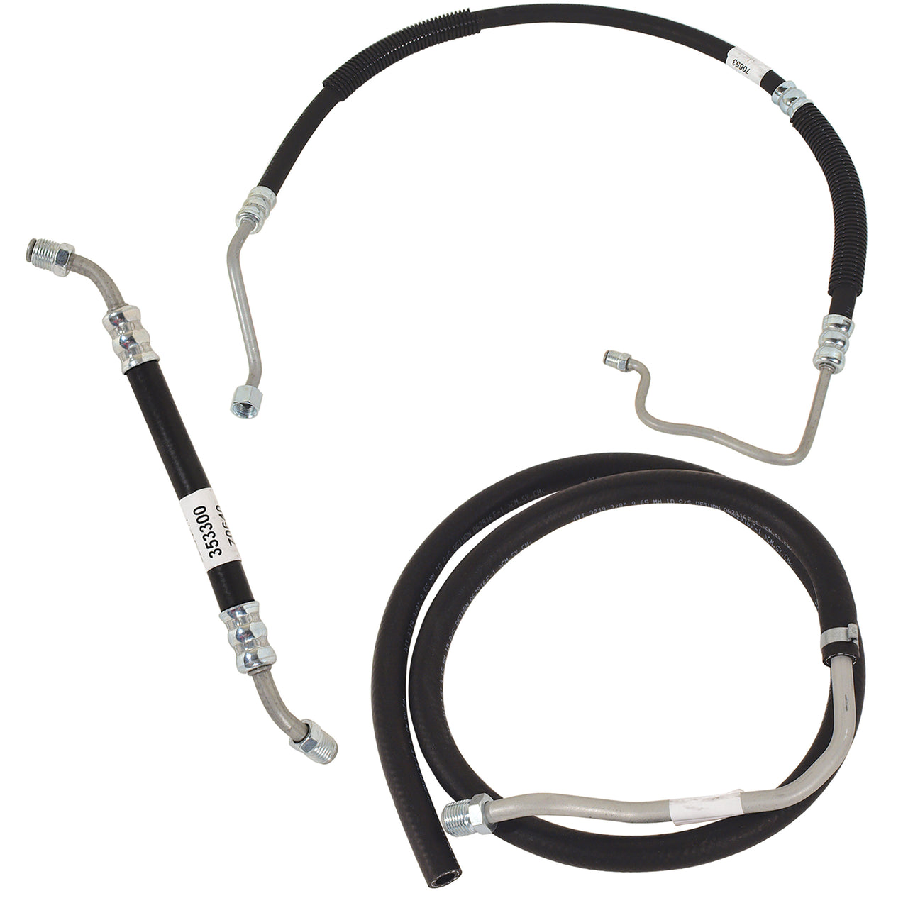 1967-1968 Mustang Power Steering Hose Kit - 289ci W/5/16" Control Valve Fitting - CA-MA14668-Classic-Auto-Store-Online
