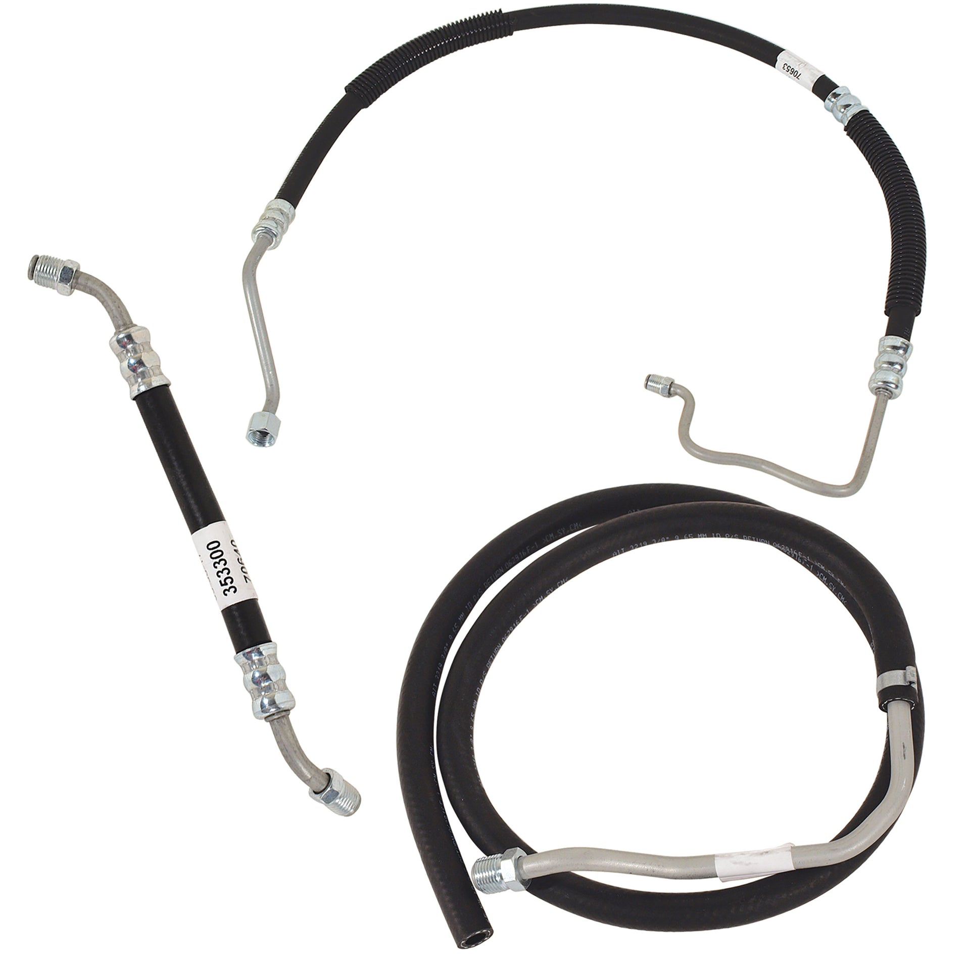 1967-1968 Mustang Power Steering Hose Kit - 289ci W/5/16" Control Valve Fitting - CA-MA14668-Classic-Auto-Store-Online