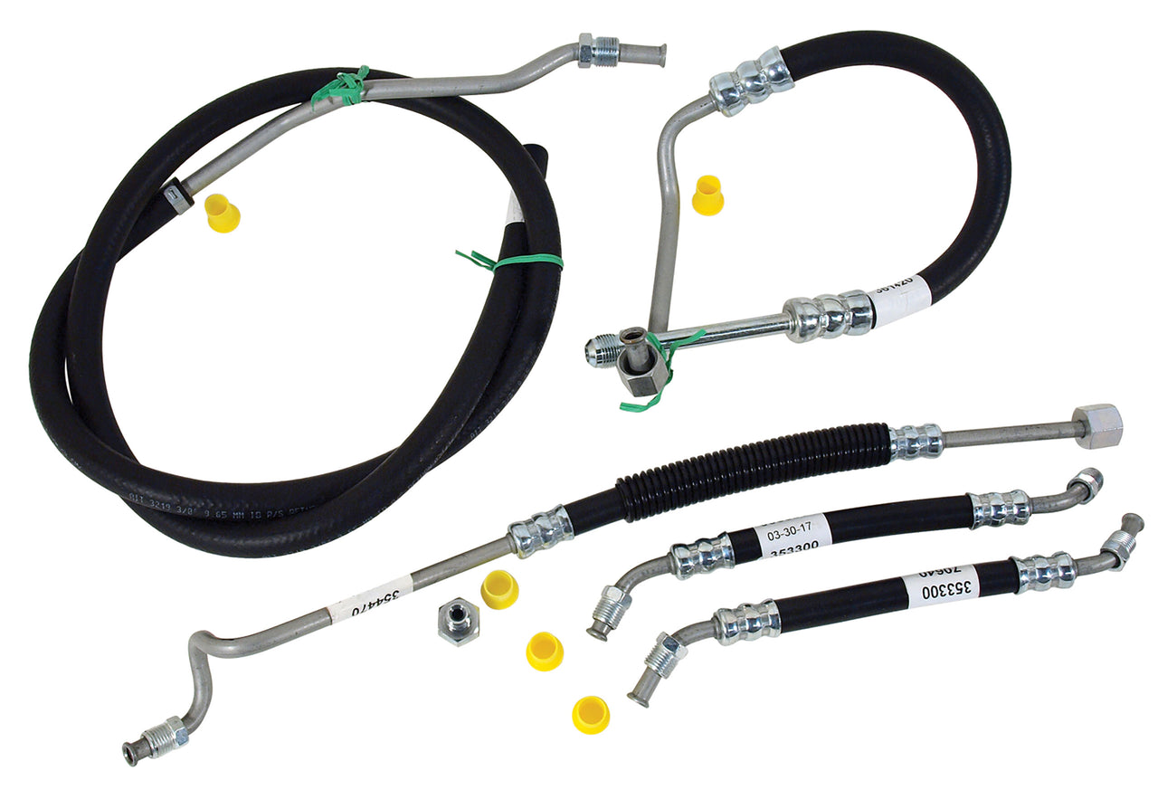 1969-1970 Mustang Power Steering Hose Kit - '69 302ci W/O Cooler, 351ci & '70 429ci - CA-MA14671-Classic-Auto-Store-Online