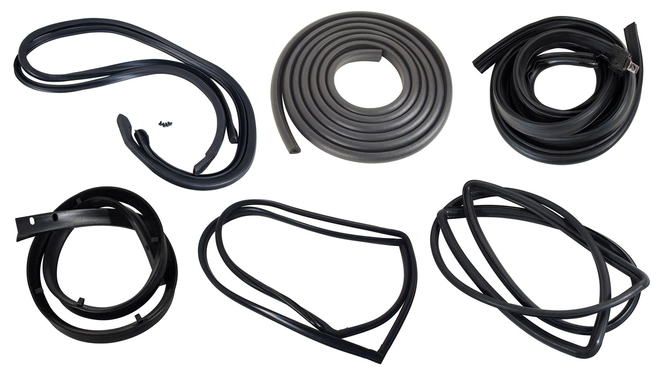 1964-1966 Mustang Coupe Body Weatherstrip Kit - Basic 8 pieces - CA-MA14850-Classic-Auto-Store-Online
