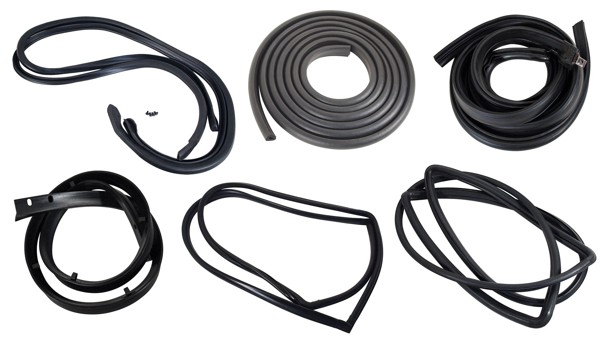 1964-1966 Mustang Coupe Body Weatherstrip Kit - Basic 8 pieces - CA-MA14850-Classic-Auto-Store-Online