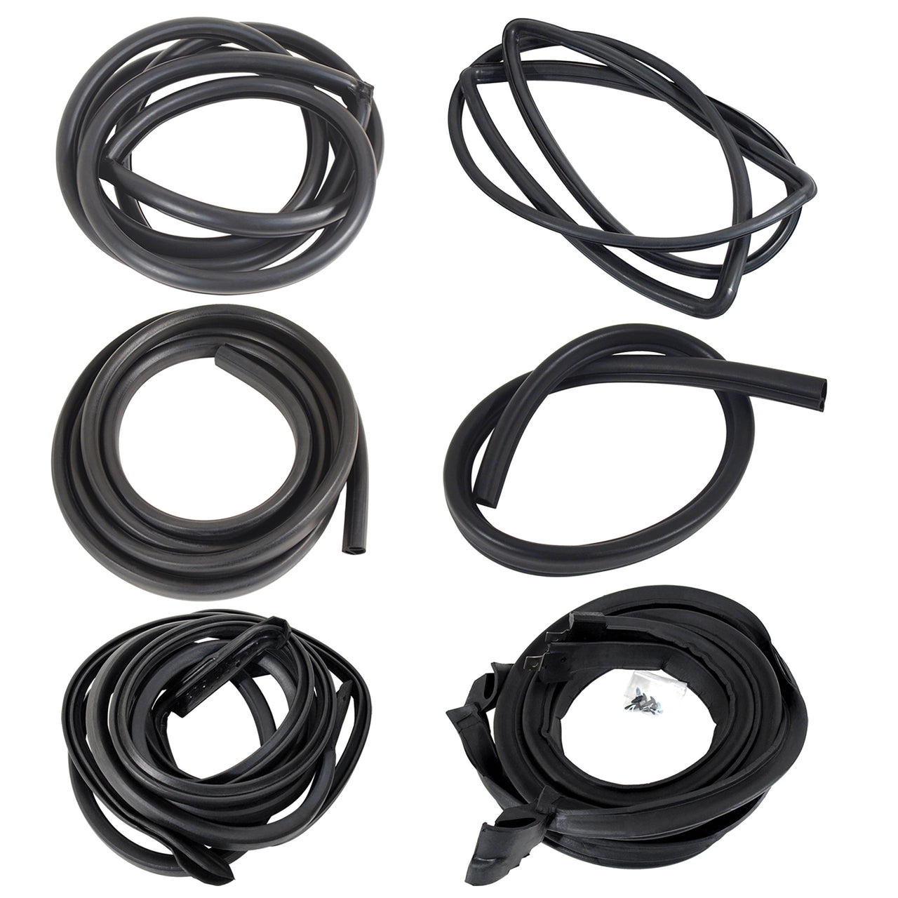 1967-1968 Mustang Fastback Body Weatherstrip Kit - Basic 8 pieces - CA-MA14855-Classic-Auto-Store-Online