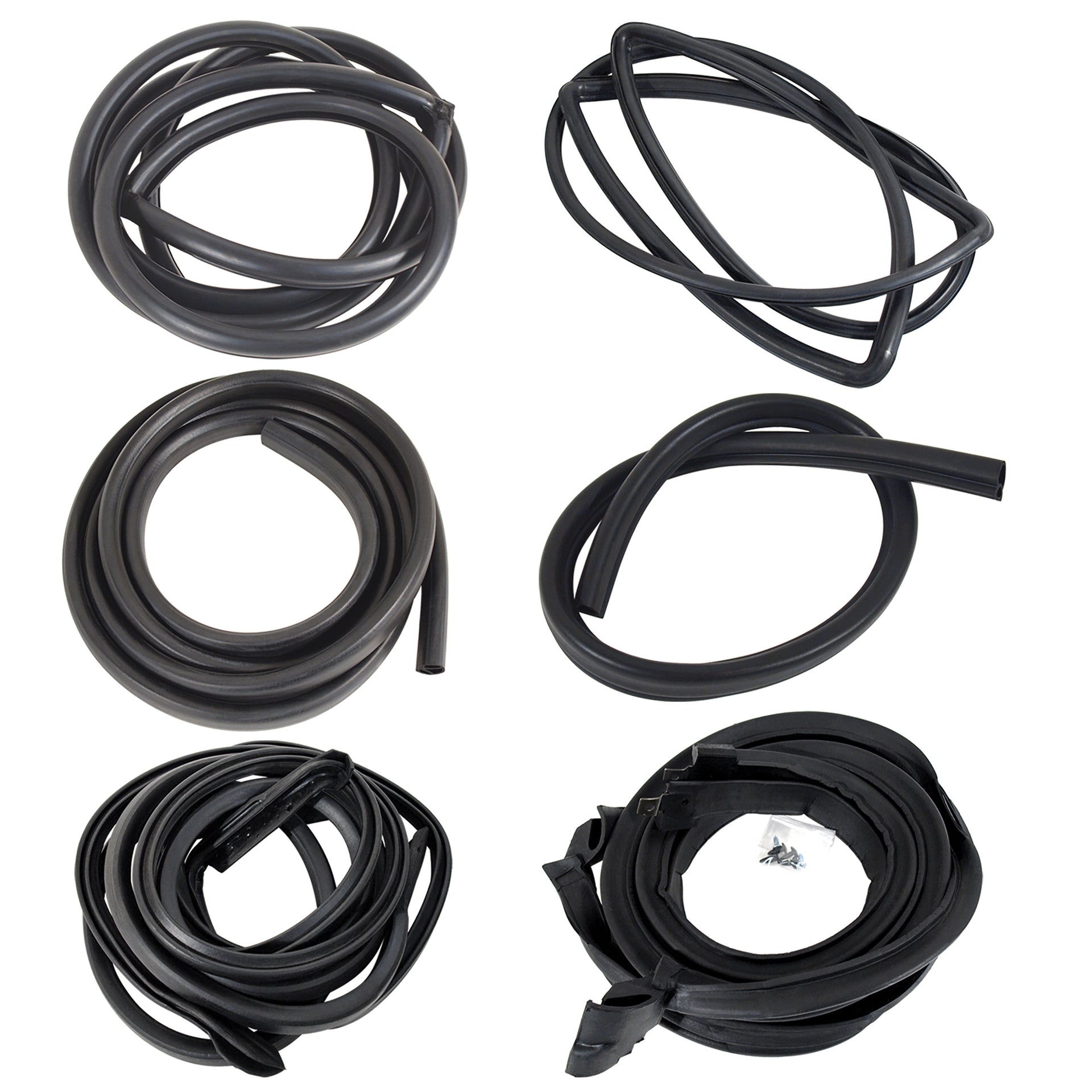 1967-1968 Mustang Fastback Body Weatherstrip Kit - Basic 8 pieces - CA-MA14855-Classic-Auto-Store-Online