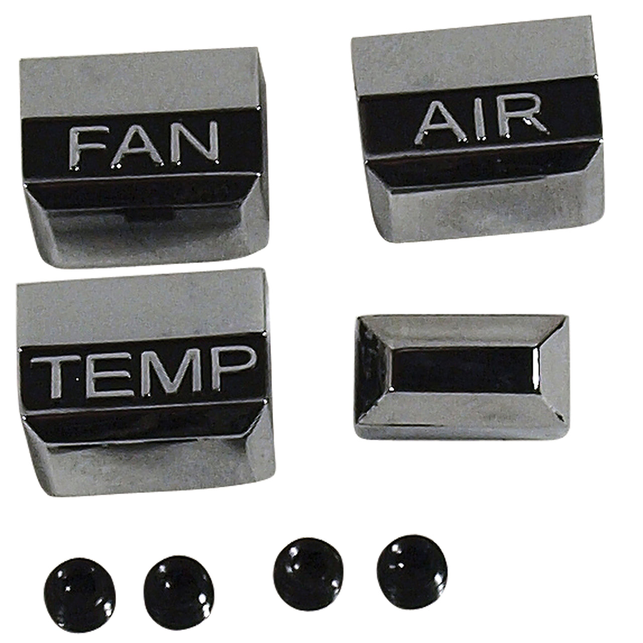1967-1967 Mustang Heater Control Knobs - W/Air Conditioning - CA-MA14949-Classic-Auto-Store-Online