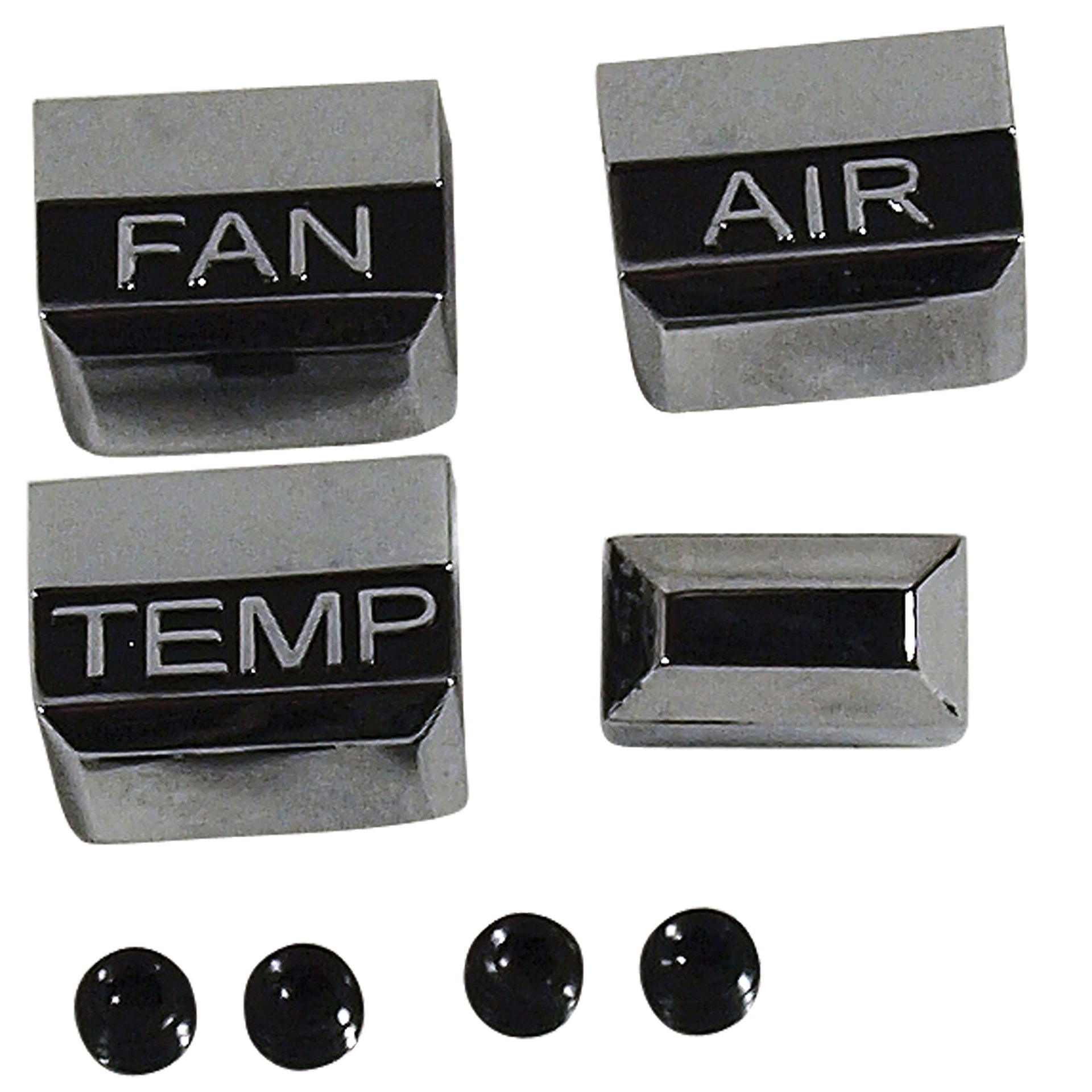 1967-1967 Mustang Heater Control Knobs - W/Air Conditioning - CA-MA14949-Classic-Auto-Store-Online