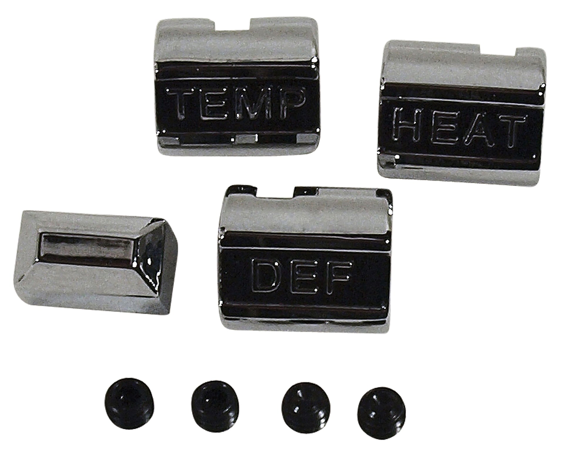 1967-1967 Mustang Heater Control Knobs - W/out Air Conditioning - CA-MA14950-Classic-Auto-Store-Online