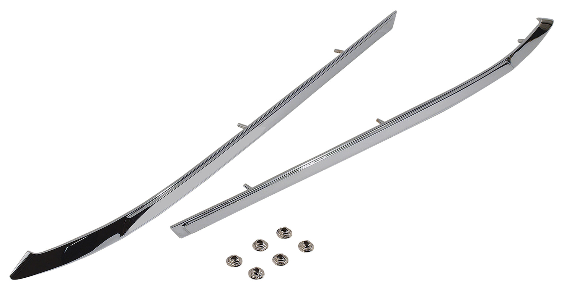 1967-1968 Mustang Coupe Vinyl Top Trim Moldings - CA-MA15273-Classic-Auto-Store-Online