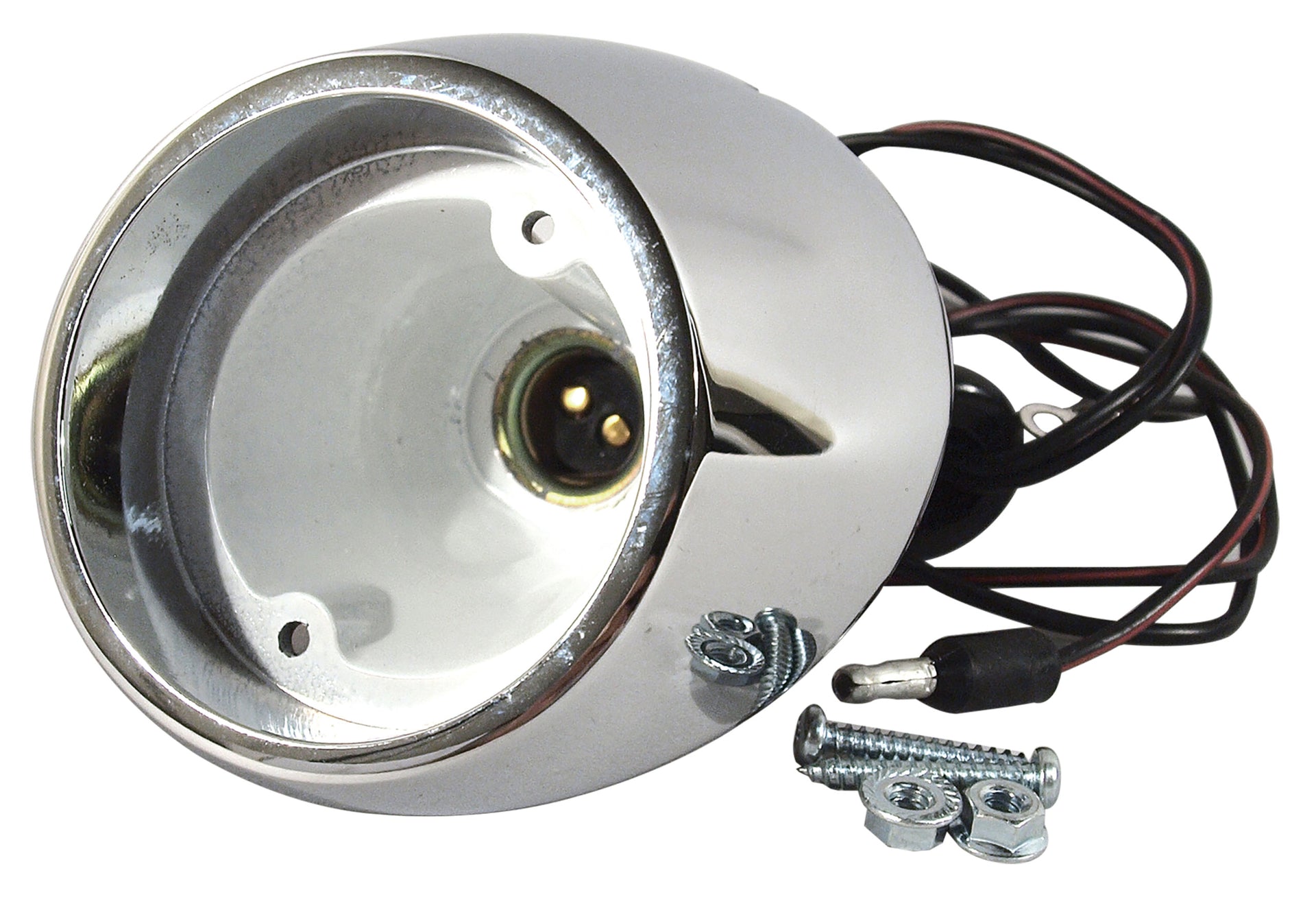 1965-1966 Mustang Backup Light Housing W/Socket & Wiring - Left Hand - CA-MA15322-Classic-Auto-Store-Online