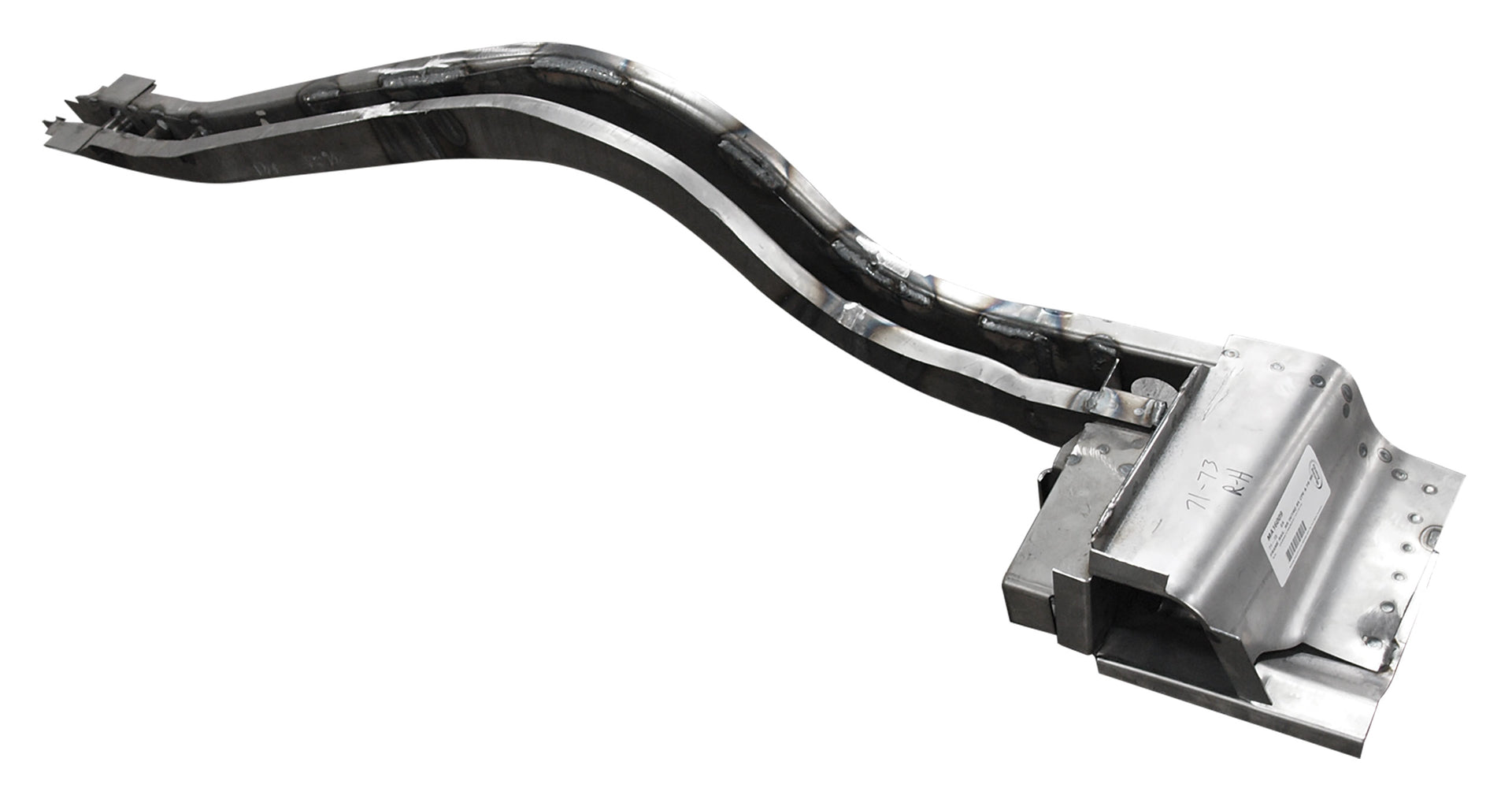 1971-1973 Mustang Full Rear Frame Rail - W/Torque Box - Coupe & Fastback-Right Hand - CA-MA16009-Classic-Auto-Store-Online
