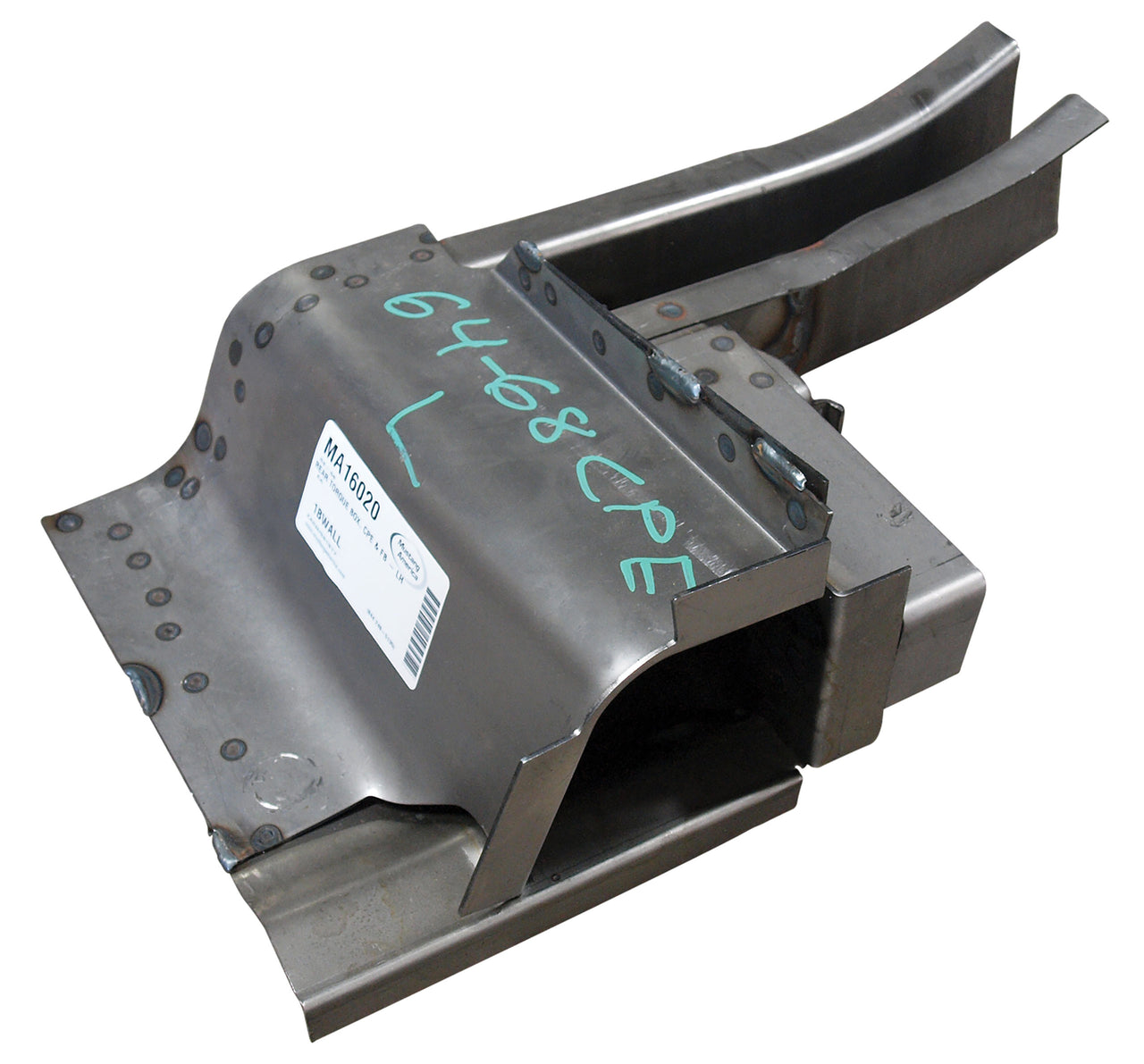 1964-1968 Mustang Rear Torque Box - Coupe & Fastback - Left Hand - CA-MA16020-Classic-Auto-Store-Online