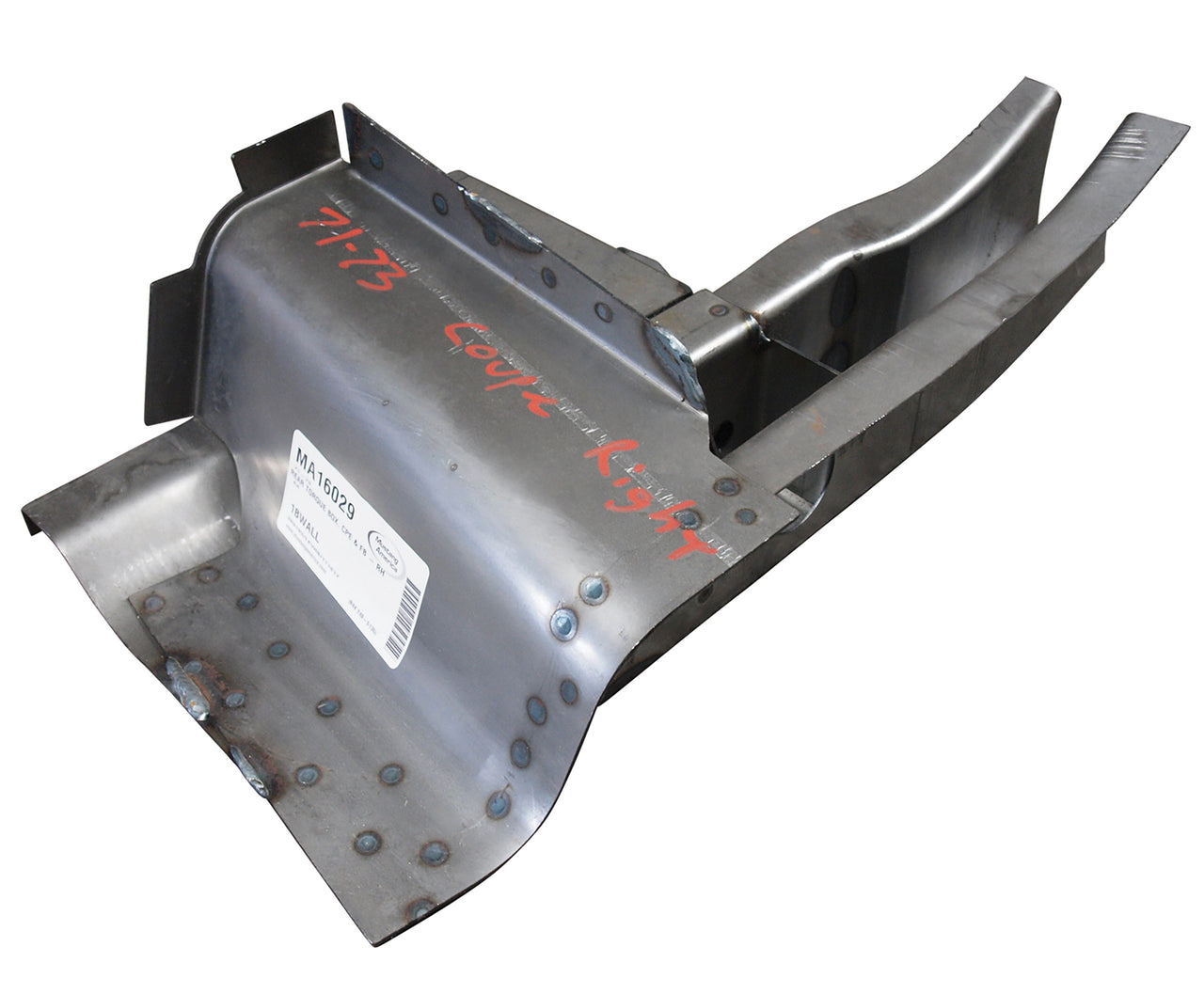 1971-1973 Mustang Rear Torque Box - Coupe & Fastback - Right Hand - CA-MA16029-Classic-Auto-Store-Online
