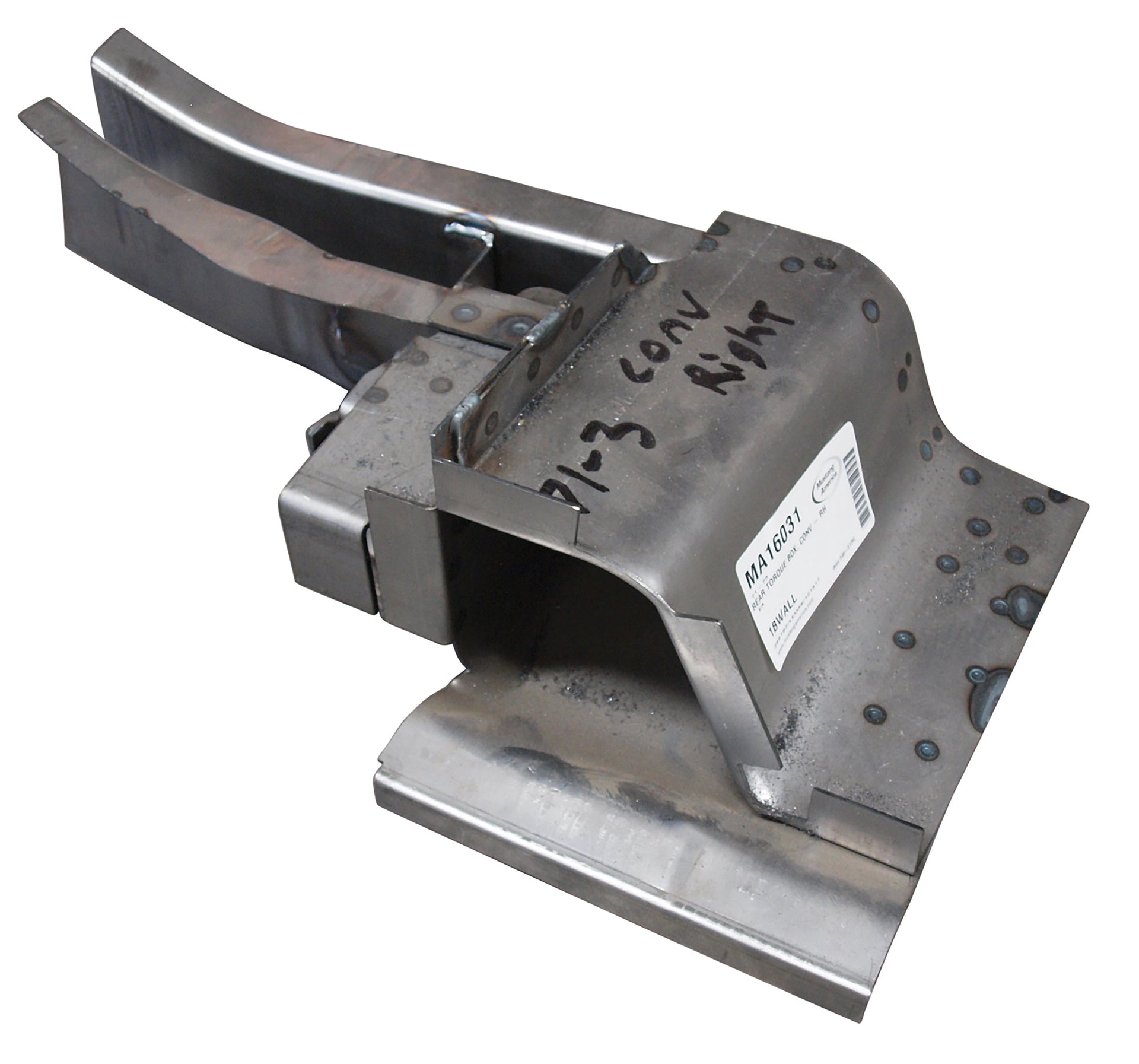 1971-1973 Mustang Rear Torque Box - Convertible - Right Hand - CA-MA16031-Classic-Auto-Store-Online