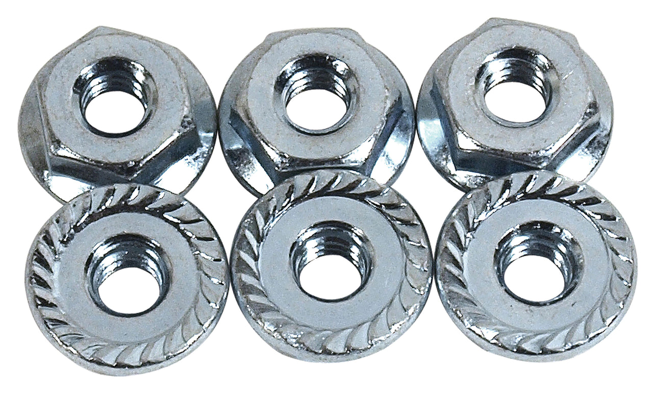 1965-1966 Mustang Rear Valance Exhaust Bezel Mounting Nuts - GT - 6 pieces - CA-MA16319-Classic-Auto-Store-Online