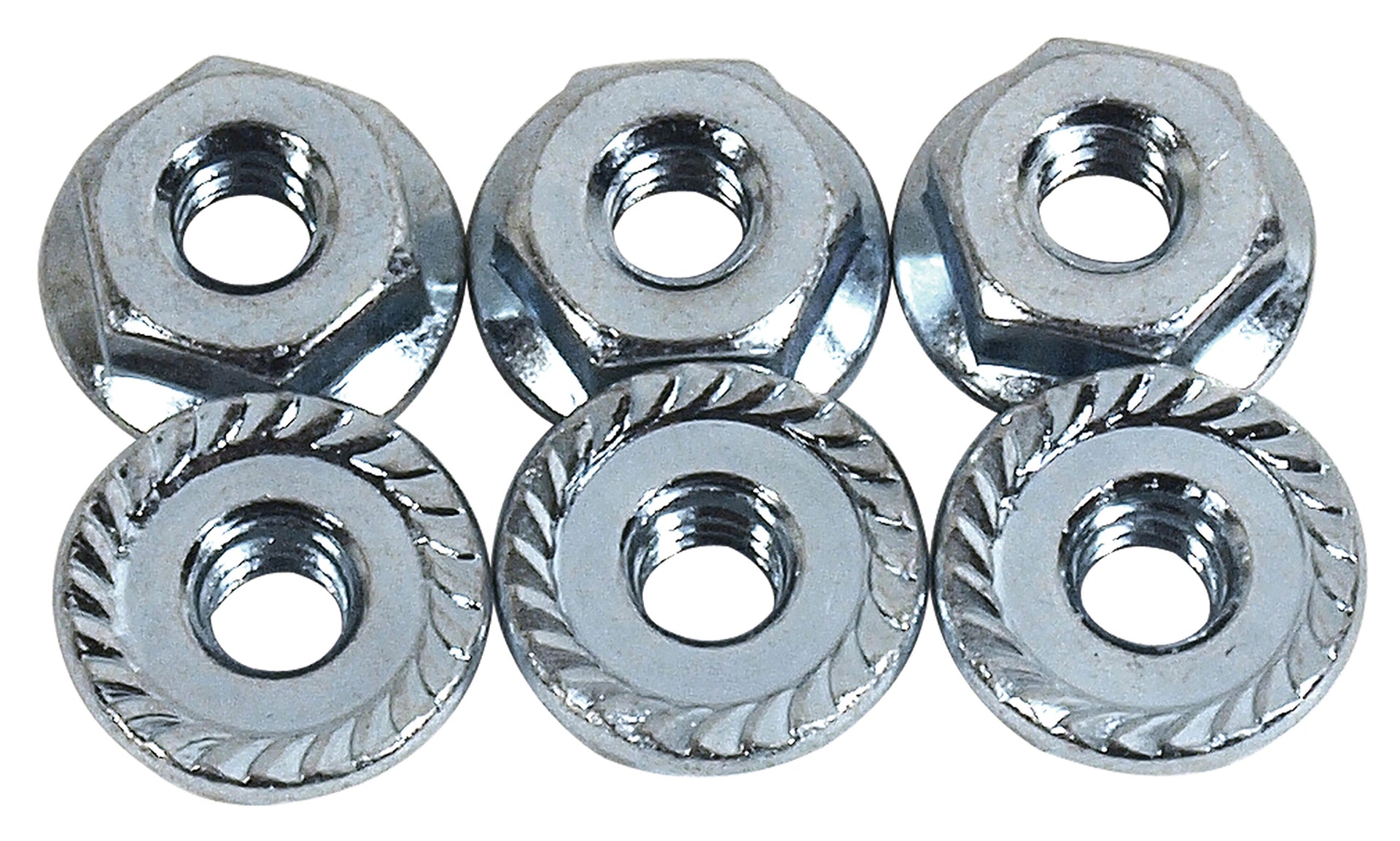 1965-1966 Mustang Rear Valance Exhaust Bezel Mounting Nuts - GT - 6 pieces - CA-MA16319-Classic-Auto-Store-Online