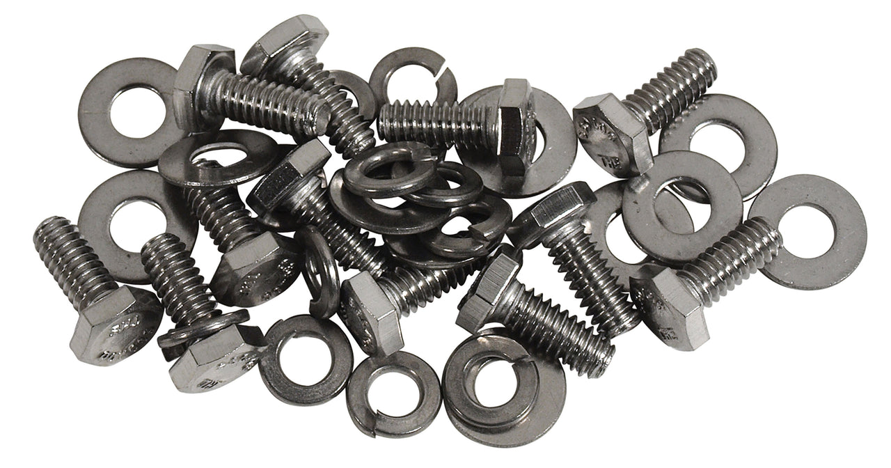 1964-1965 Mustang Valve Cover Bolts - V8 - Hex Head Stainless Steel W/Washers 36pcs - CA-MA16322-Classic-Auto-Store-Online