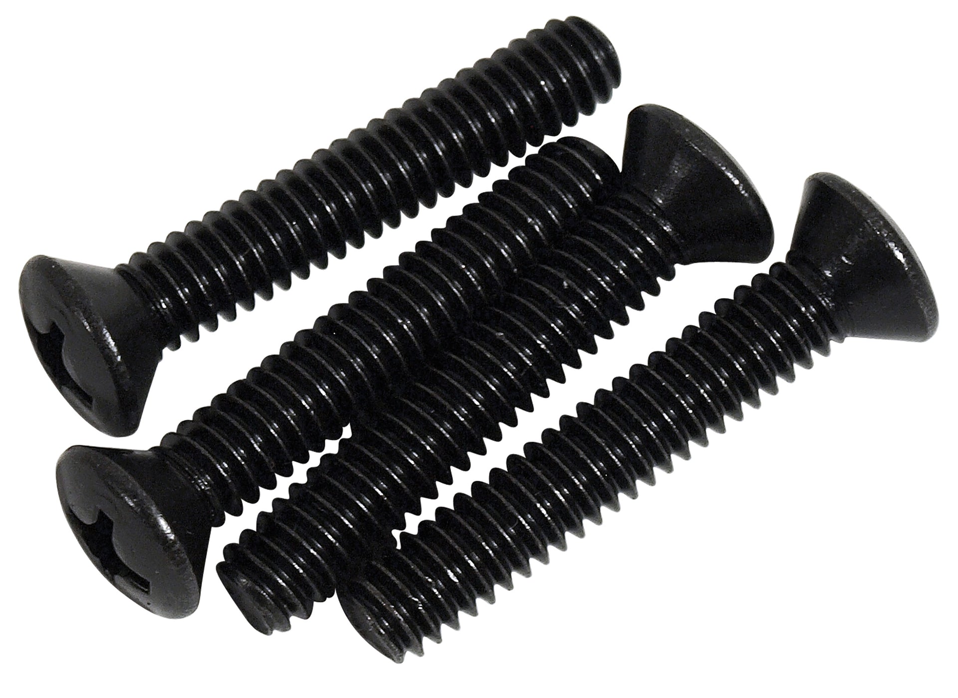 1964-1966 Mustang Manual Trans Shifter Plate Screws - Black - 4 Piece - CA-MA16337-Classic-Auto-Store-Online