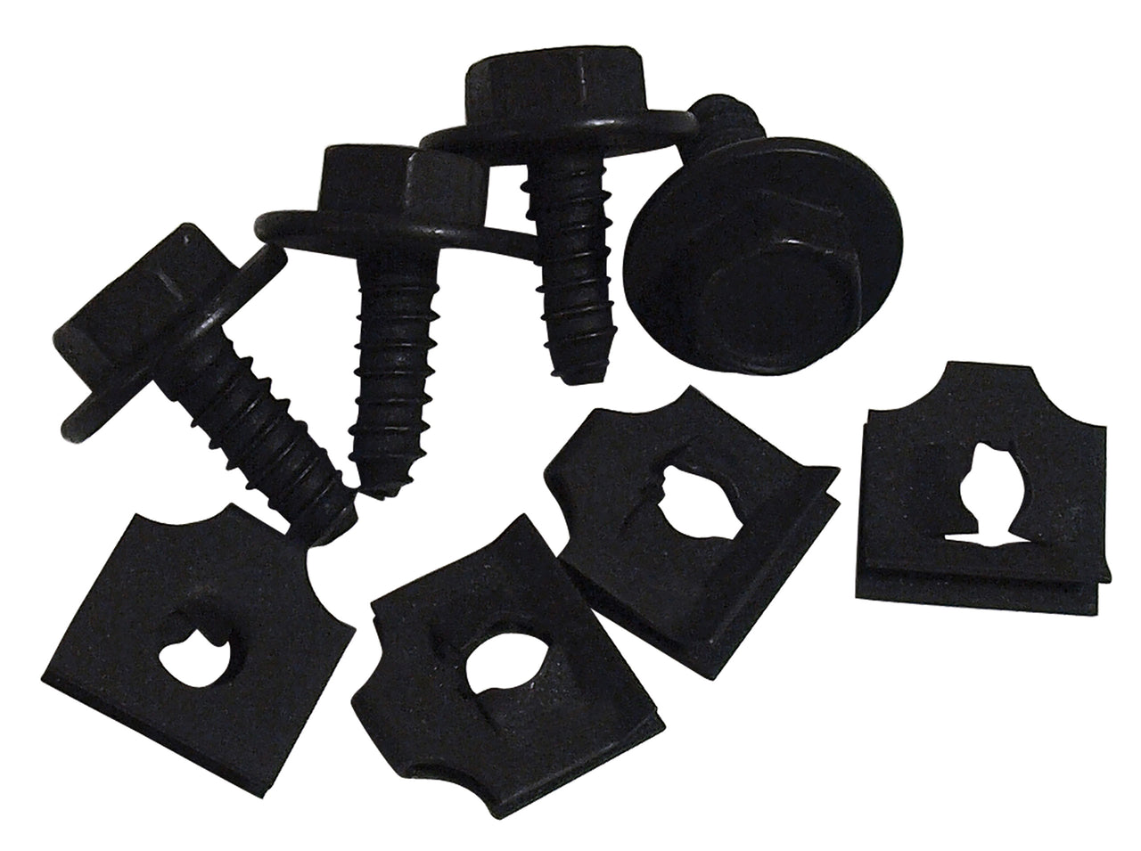 1968-1973 Mustang Fan Shroud Mounting Kit - 8 pieces - CA-MA16366-Classic-Auto-Store-Online