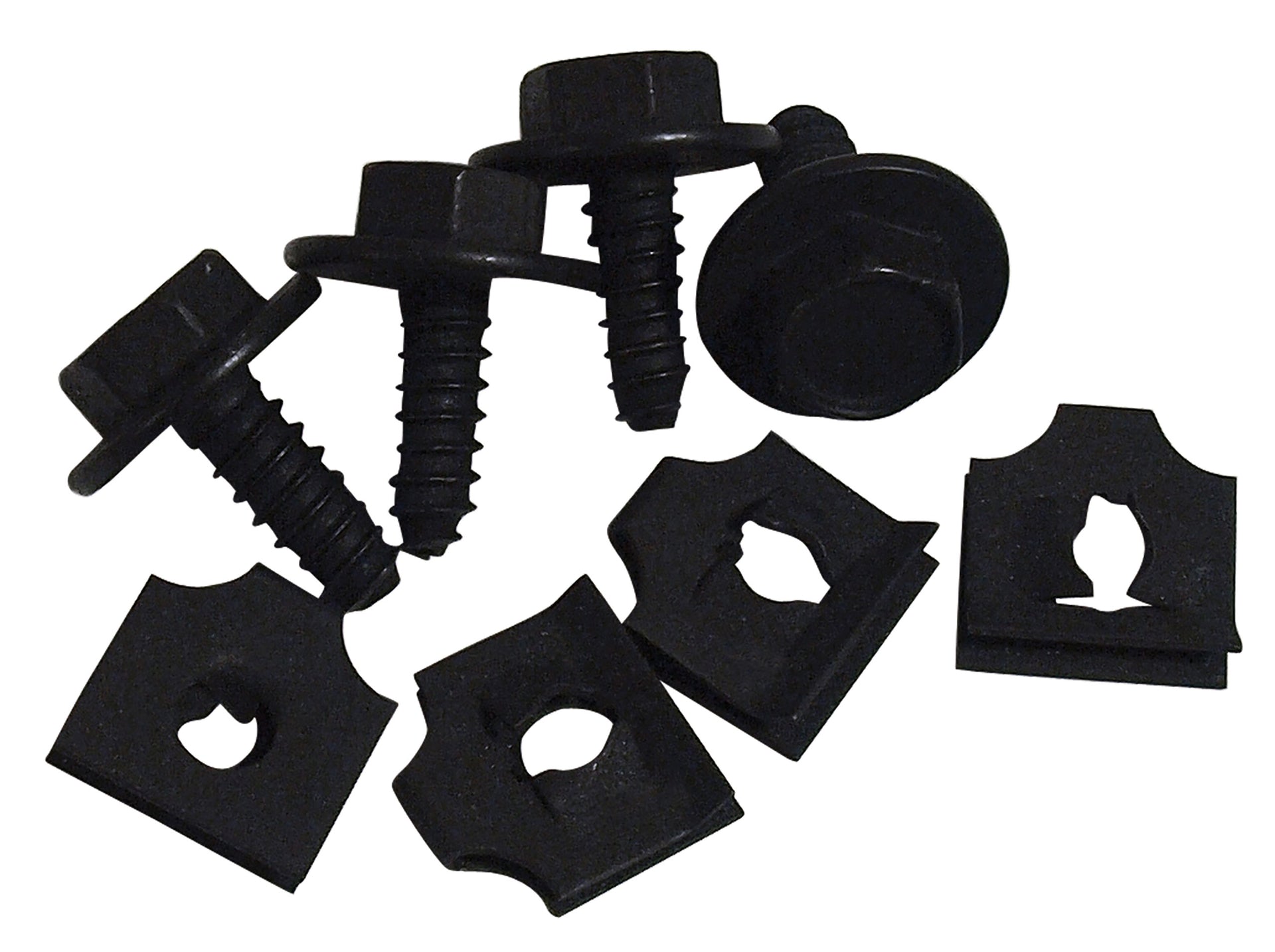 1968-1973 Mustang Fan Shroud Mounting Kit - 8 pieces - CA-MA16366-Classic-Auto-Store-Online